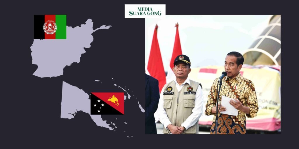 FT : Pemerintah Indonesia berikan Bantuan Kemanusiaan Untuk Papua Nugini dan Afghanistan/sc : Kem_PMK/Pres/ds : Aye