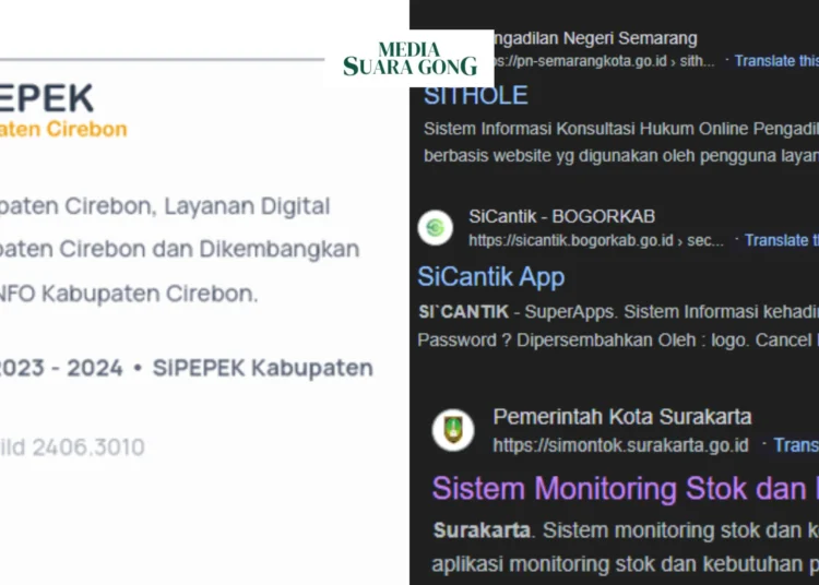 Aplikasi Pemerintahan menggunakan Nama Nyeleneh