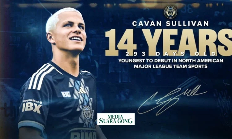 Debut Pemain Termuda MLS Cavan Sullivan Milik City (Media Suaragong)