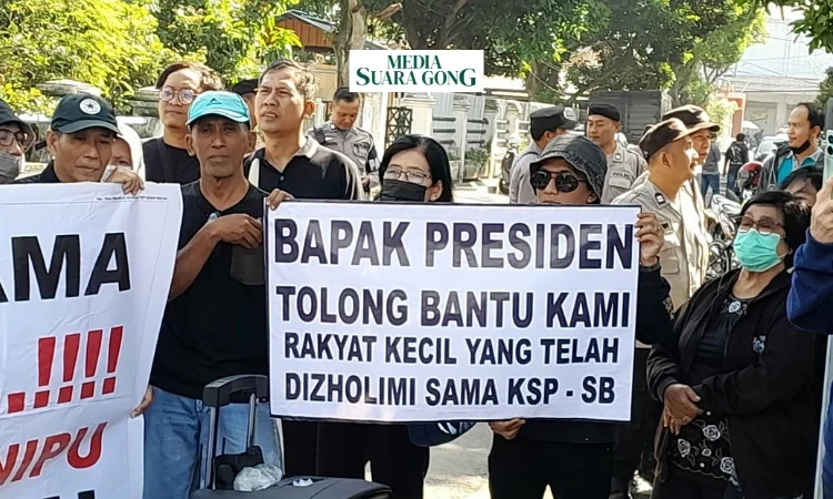 Dinas UMTK Kota Kediri Digeruduk Anggota KSP-SB (Media Suaragong)