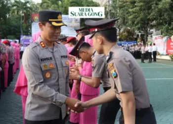 46 Personel Polres Malang Dapet Pangkat Baru di Hari Bhayangkara ke-78 (Media Suaragong)