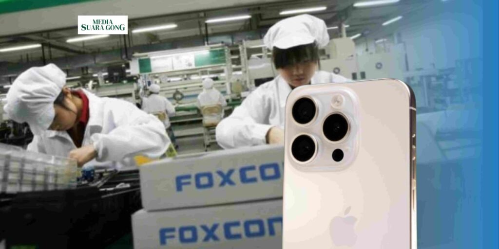 FT : Dorong Produksi IPhone 16, Pabrik Foxconn Rekrut Banyak Pekerja/sc : Kom/Ds : Aye