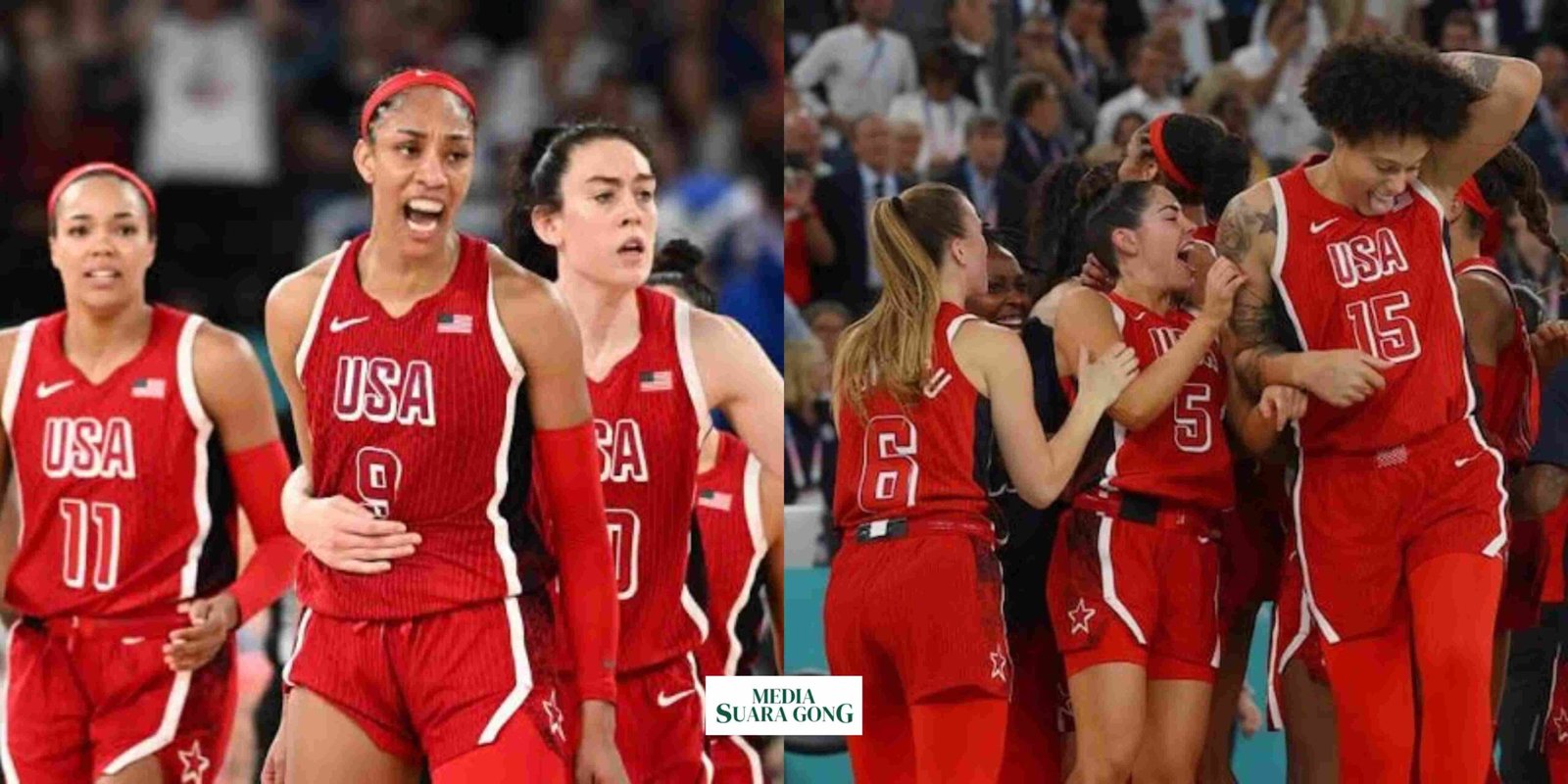 Babak Final, Pertandingan Penentu Juara Basket Puteri Olimpiade Paris 2024, AS melawan Prancis