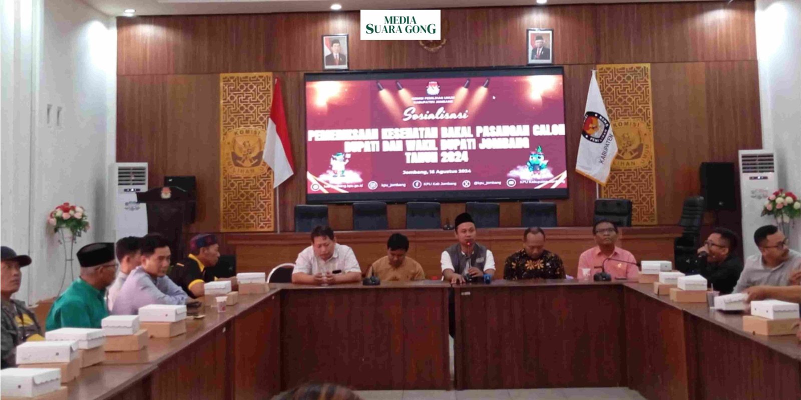 KPU Kabupaten Jombang Persiapan Pemilihan Rumah Sakit Unutk Tes Kesehatan Para Calon Bupati dan Wakil Bupati