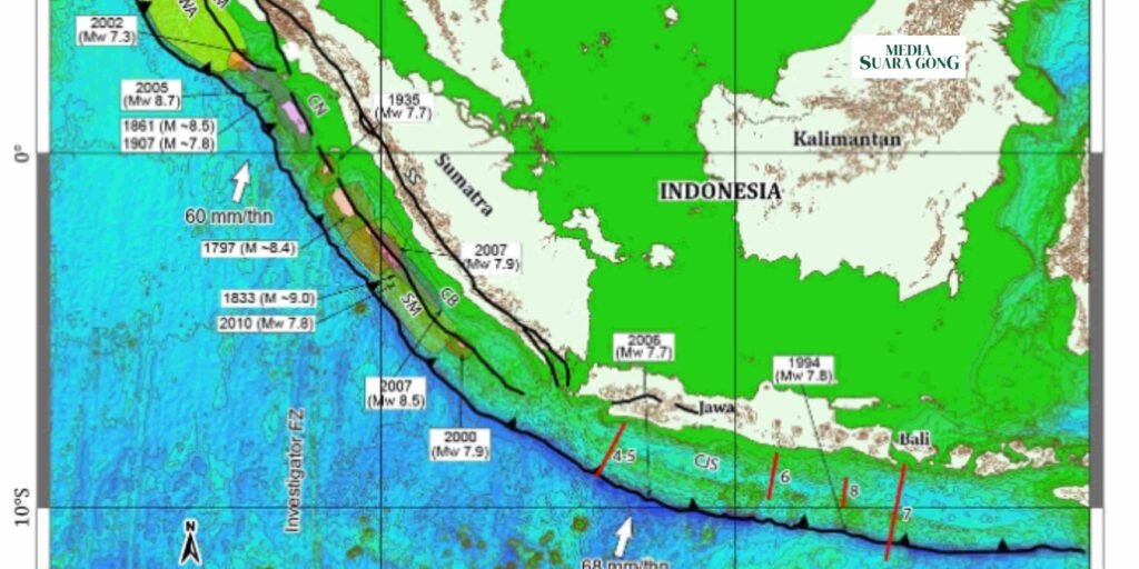 Gaes !!! Gempa Megathrust: Ancaman di Bawah Lempeng Bumi