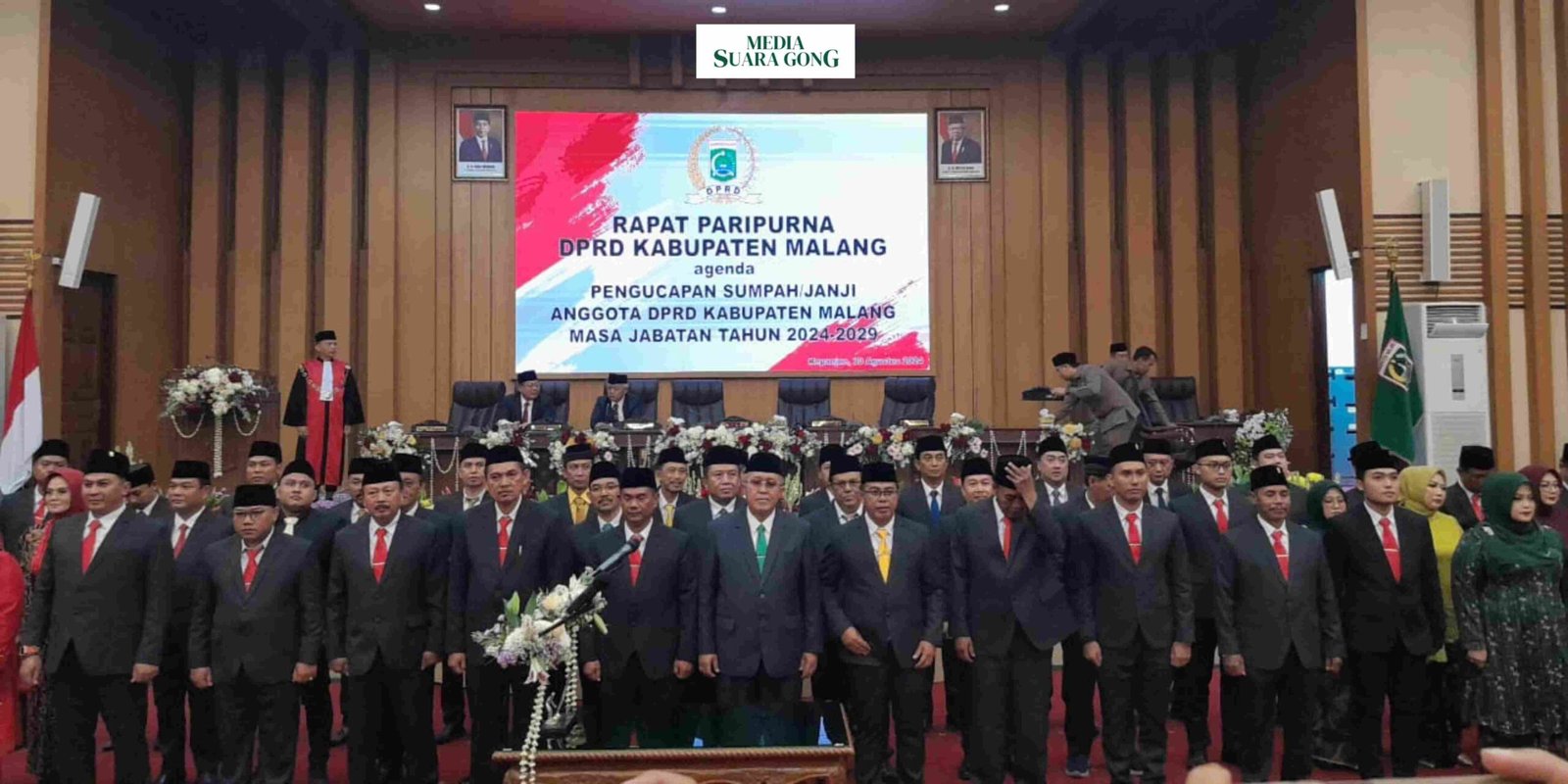 Pengucapan Sumpah Janji DPRD Kabupaten Malang