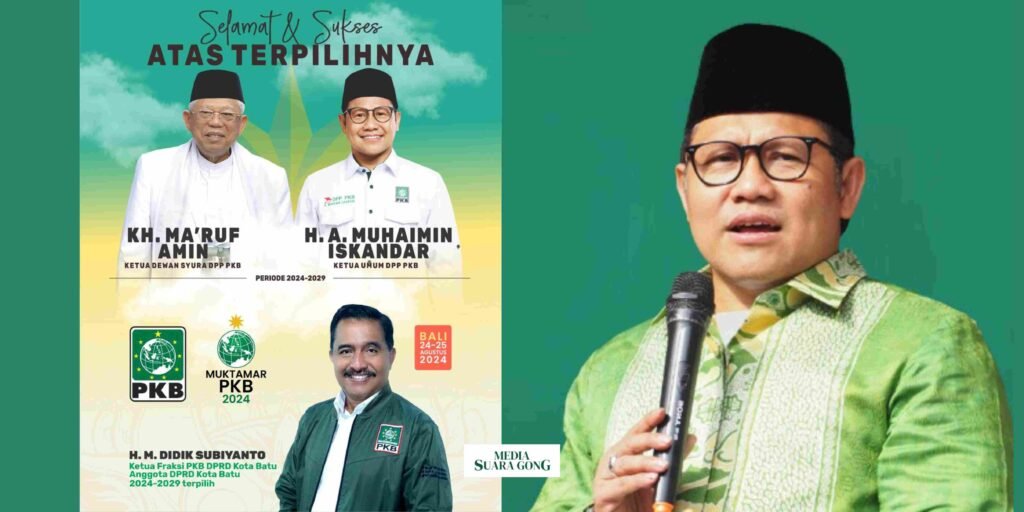 Cak Imin sebagai pemimpin atau Ketua partai untuk periode 2024-2029