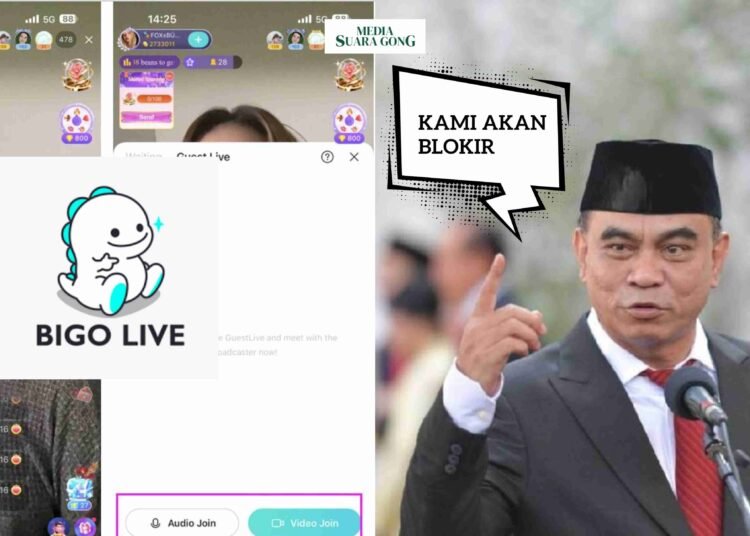 Kominfo Bakal Ancam memblokir Aplikasi Bigo Live