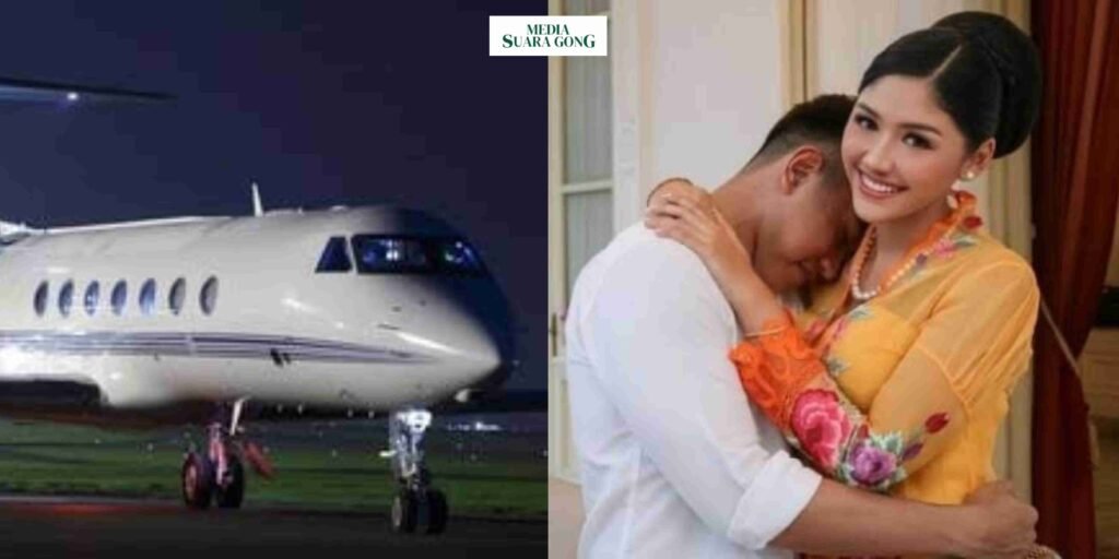 Gaes !!! Jet Pribadi Gulfstream Kaesang-Erina