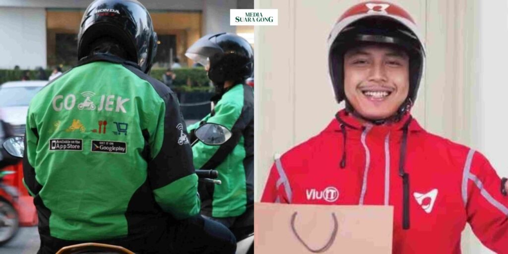 Gaes !!! Para Ojol Beserta Kurir Turun Demo Hari ini