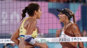 Gaes !!! Panasnya Voli Pantai Putri Olympic 2024
