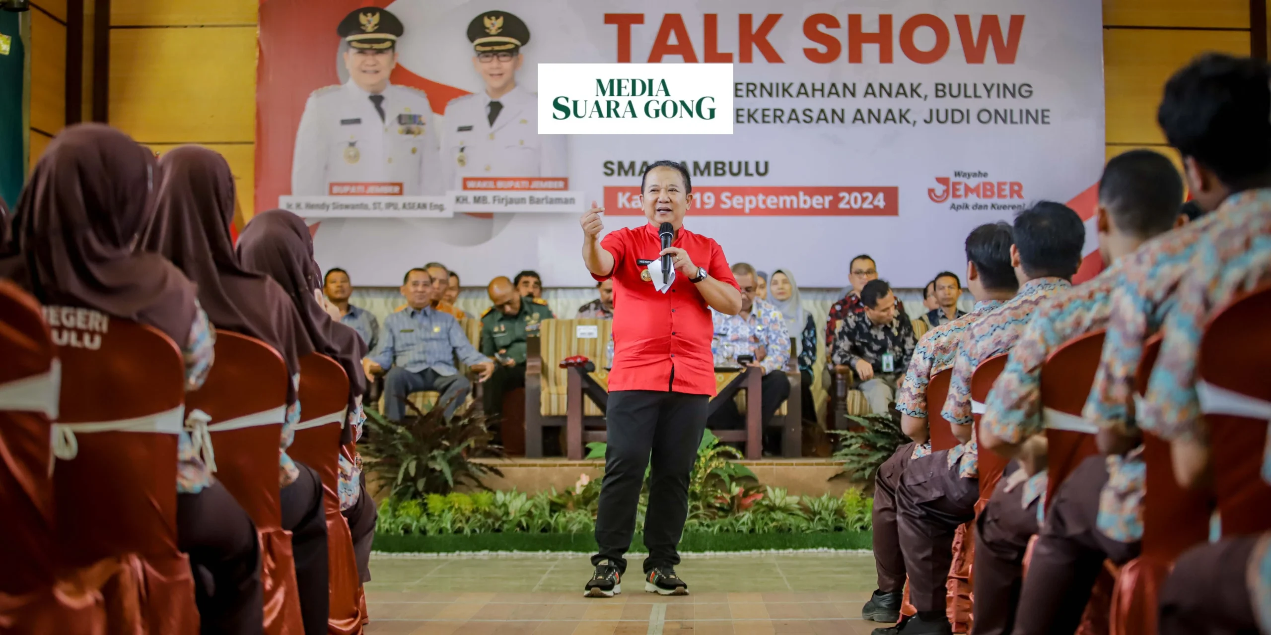 Bupati Jember Sosialisasi Stop Kekerasan Anak