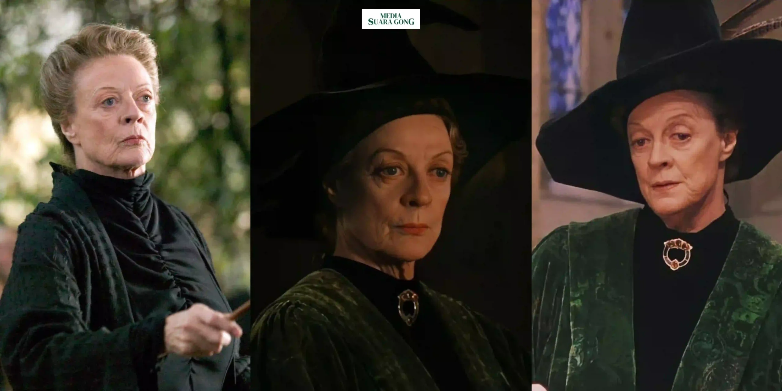 Seorang Aktris legendaris Dame Maggie Smith, yang dikenal luas lewat perannya sebagai Profesor McGonagall dalam seri film Harry Potter