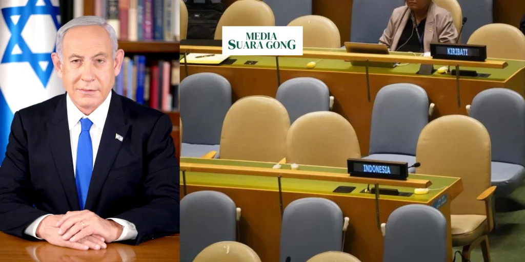 Gaes !!! Indonesia dan Negara-Negara OKI Walk out dari Sidang PBB, Protes Terhadap Pidato PM Israel