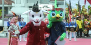 Gaes !!! Lumajang Gembira Sambut Kirab Pilkada 2024