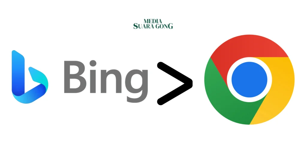 Bing Lebih di Minati Daripada Chrome