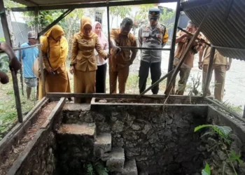 Pemerintah Kabupaten Lamongan sedang melakukan peninjauan terhadap penemuan struktur geologi yang diduga merupakan gua.