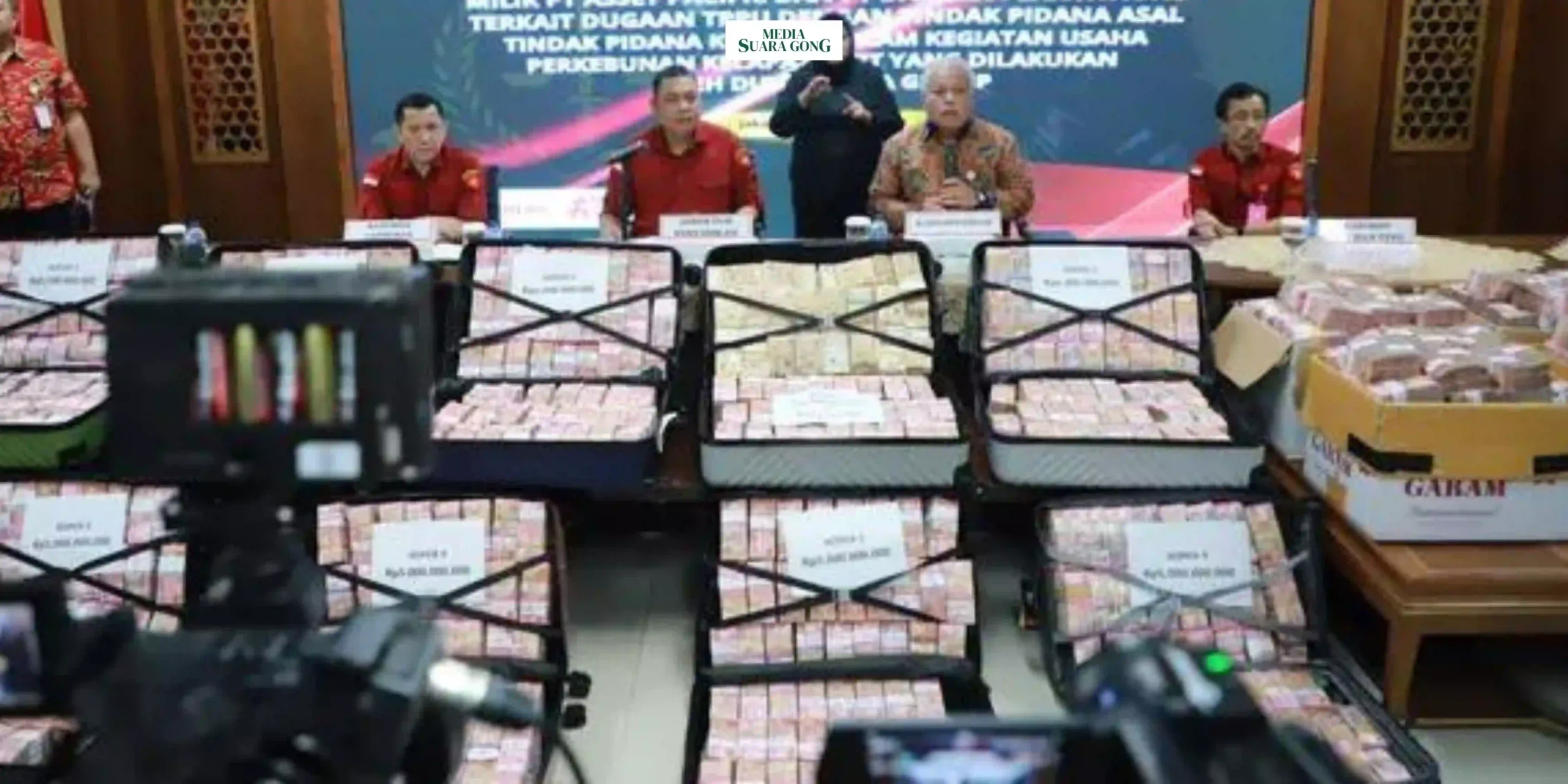 Kejagung Sita total nilai aset yang disita mencapai Rp372 miliar dalam kasus mafia minyak goreng dan tindak pidana pencucian uang (TPPU)