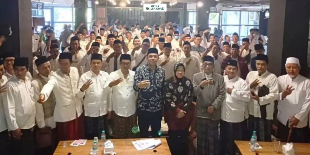 Gaes !!! Dukungan Guru Madrasah Diniyah Perkuat Langkah Risma-Gus Hans di Pilgub Jatim 2024