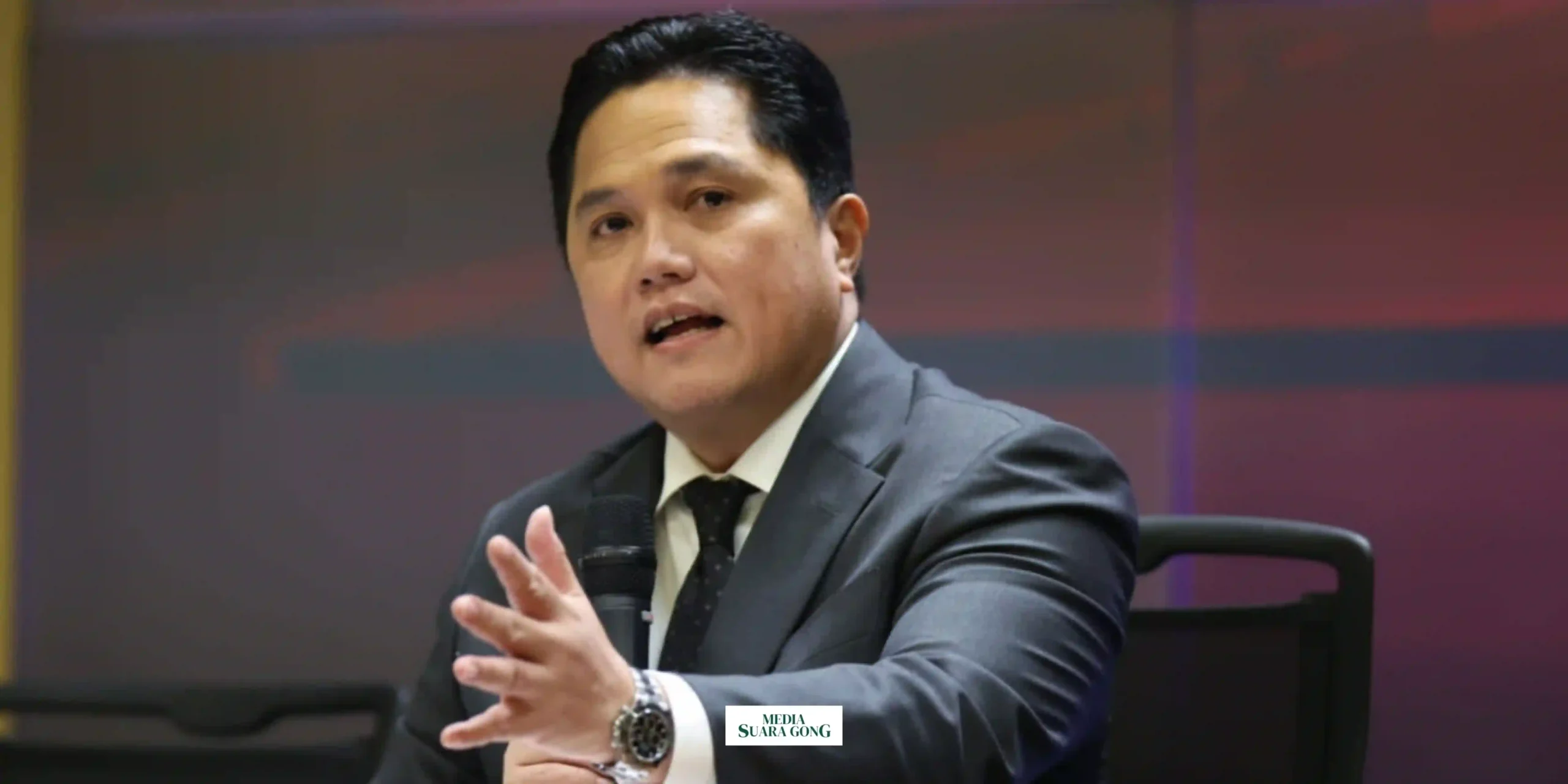 Usai Imbang Melawan Bahrain, Ketua Umum PSSI Erick Thohir meminta para pemain Timnas Indonesia untuk fokus melawan China Nanti