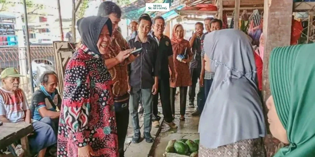 Gaes !!! Risma Dorong Transformasi Digital untuk Perkuat Pasar Tradisional di Jawa Timur