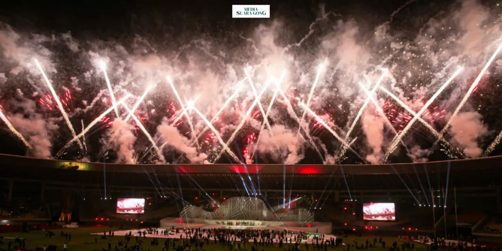 Gaes !!! Kemeriahan Penutupan PEPARNAS XVII, Menpora: Difabel Sebagai Para Juara