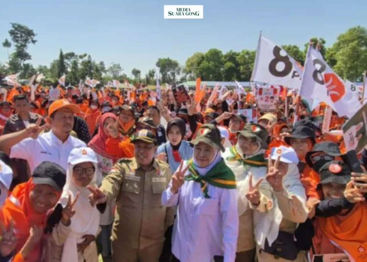 PKS Jawa Timur Komitmenkan Dukungan kepada Pasangan Claon Khofifah-Emil dengan Menggelar Gerakan Juru Kampanye Emak-emak