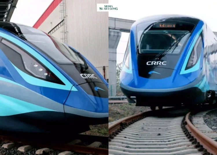 China meluncurkan kereta cepat hidrogen pertama di dunia, yang diberi nama CINOVA H2 dan dipamerkan di ajang InnoTrans 2024.