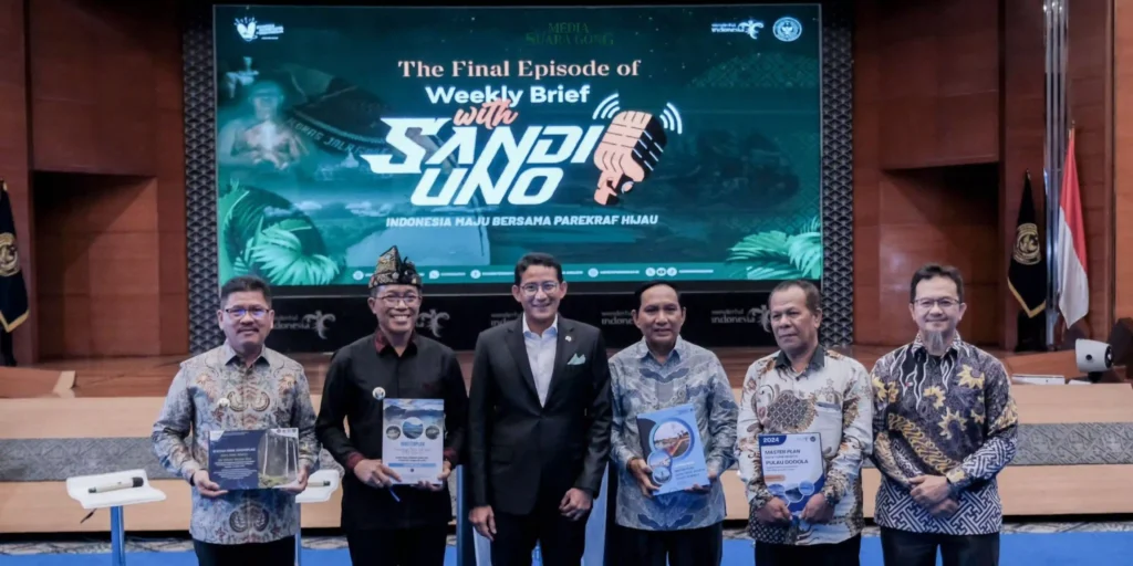 Menparekraf Sandiaga Salahuddin Uno, resmi meluncurkan masterplan daya tarik wisata untuk empat destinasi wisata prioritas di Indonesia.