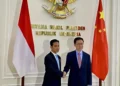 Wakil Presiden Indonesia, Gibran Rakabuming Raka, menerima kunjungan kehormatan dari Wakil Presiden (Wapres) China, Han Zheng