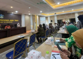 Dinkes Jatim mengadakan pertemuan koordinasi program pencegahan penyakit tidak menular dan sosialisasi Perda Kawasan Tanpa Rokok (KTR)