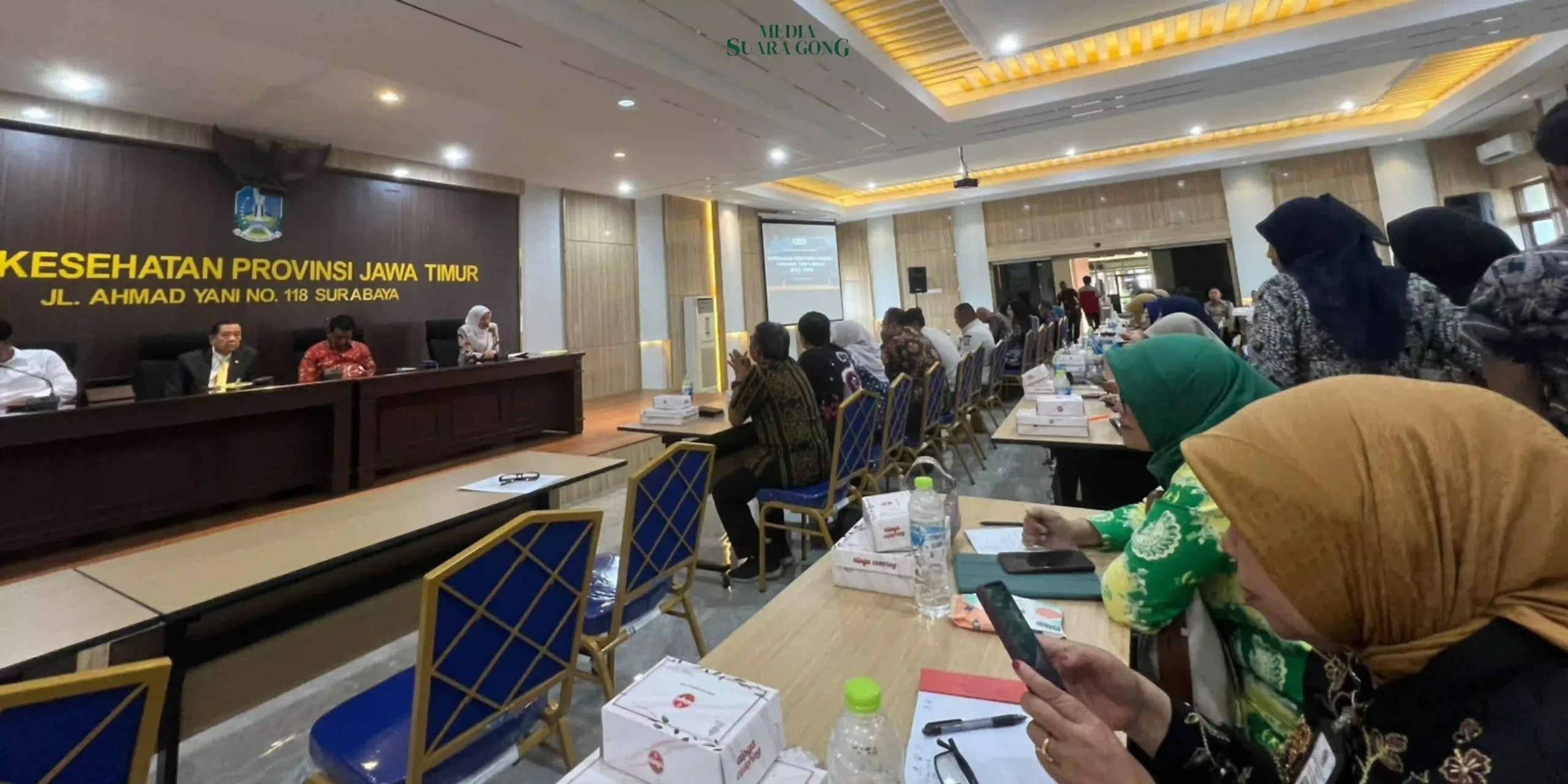 Dinkes Jatim mengadakan pertemuan koordinasi program pencegahan penyakit tidak menular dan sosialisasi Perda Kawasan Tanpa Rokok (KTR)