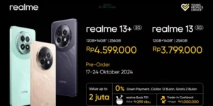 Gaes !!! Realme 13 Series 5G Resmi Rilis di Indonesia, Hadir dengan Spesifikasi Gaming Tangguh