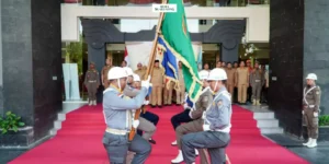 Gaes !!! Lamongan Sambut Kedatangan Kirab Pataka Jer Basuki Mawa Bea