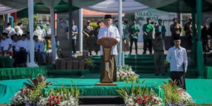 Gaes !!! Kepala Kemenag Jember Pimpin Upacara Hari Santri Nasional di Sukorambi