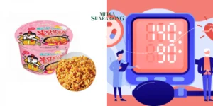 Gaes !!! Mitos atau Fakta Mie Instan Penyebab Kenaikan Tekanan Darah?
