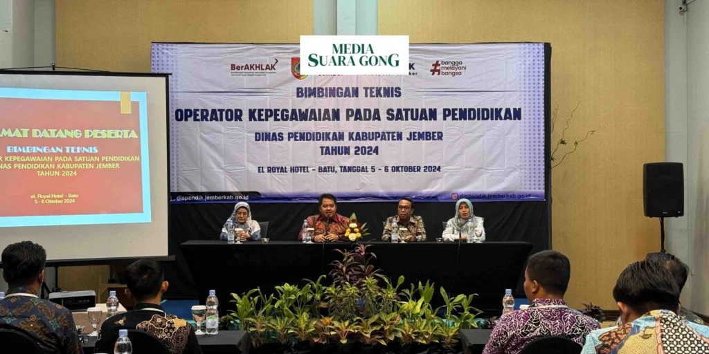 Gaes !!! Optimalkan Pengelolaan Data, Dinas Pendidikan Jember Gelar Bimtek Operator Kepegawaian