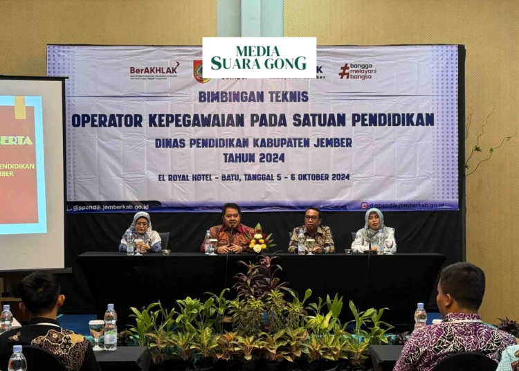 Optimalkan Pengelolaan Data, Dinas Pendidikan Jember Gelar Bimtek Operator Kepegawaian