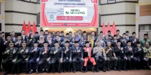 Gaes !!! Pimpinan DPRD Jember Periode 2024-2029 Dilantik