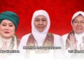 Luluk dan Risma Serang Khofifah di Debat Pilgub Jatim