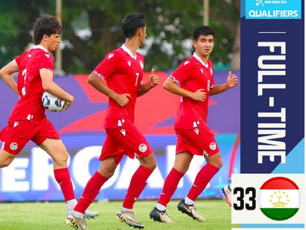 Gaes !!! Kualifikasi Piala Asia U-17 2025: Tajikistan Hancurkan Guam 33-0