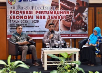 Bappeda Jember Gelar FGD Proyeksi Pertumbuhan Ekonomi Kabupaten Jember Tahun 2025-2029