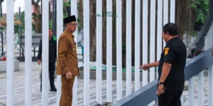 Gaes !!! Bupati dan Wakil Bupati Jember Tinjau Progres Pembangunan Alun-Alun