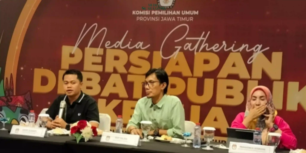 (KPU) Jawa Timur akan menyelenggarakan debat kedua Pilgub Jatim 2024 di Grand City Surabaya pada malam hari ini, 3 November 2024.