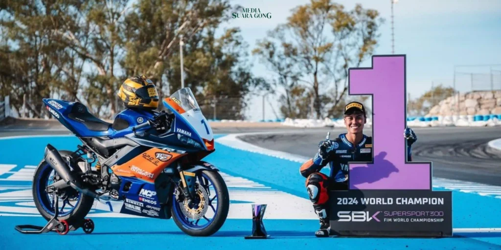 Aldi Satya Mahendra, pemuda asal Bantul Semakin terkenal usai mendapat Gelar Juara di World Super Sport (WSSP) 300 musim 2024