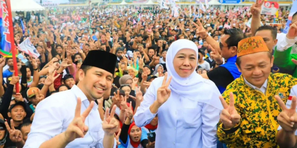 Gaes !!! Semarakkan Jatim Maju: Kampanye Akbar Khofifah-Emil di Jember