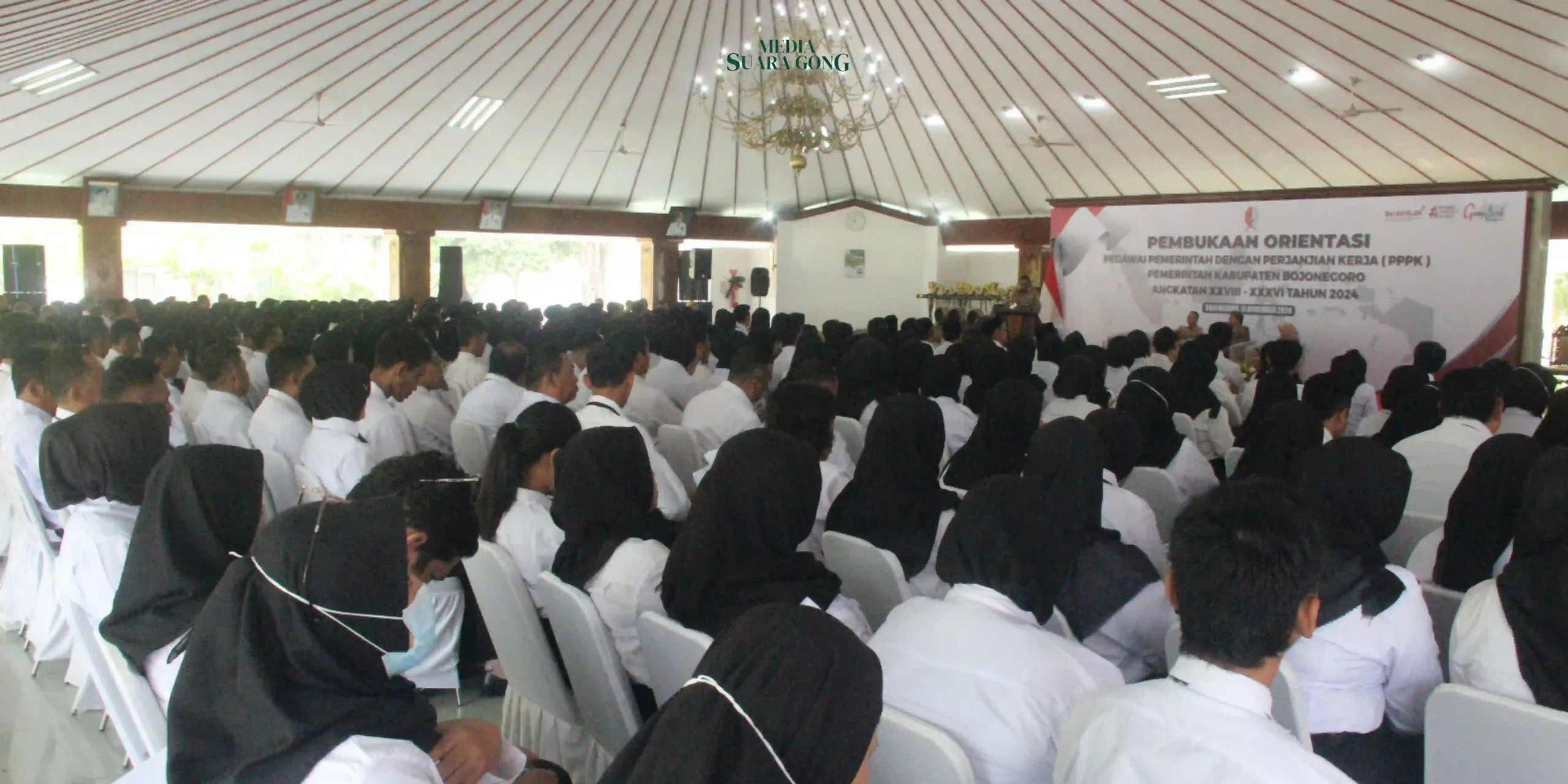 Pemerintah Kabupaten Bojonegoro mengadakan acara Pembukaan Orientasi Pegawai Pemerintah dengan Perjanjian Kerja (PPPK).