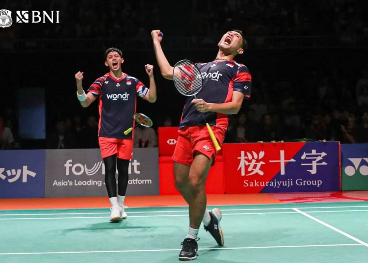 Pasangan ganda putra, Fajar Alfian dan Muhammad Rian Ardianto, sukses meraih gelar juara di ajang Kumamoto Japan Masters 2024.