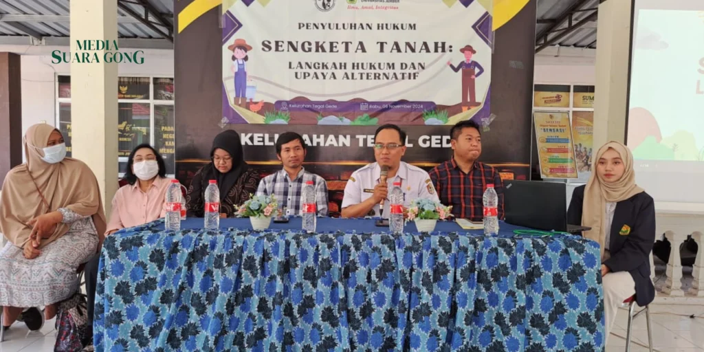 Fakultas Hukum Universitas Jember Gelar Penyuluhan Hukum tentang Sengketa Tanah di Kelurahan Tegalgede
