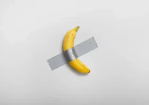 Gaes !!! Karya Pisang Dilakban Maurizio Cattelan Terjual Rp98 Miliar